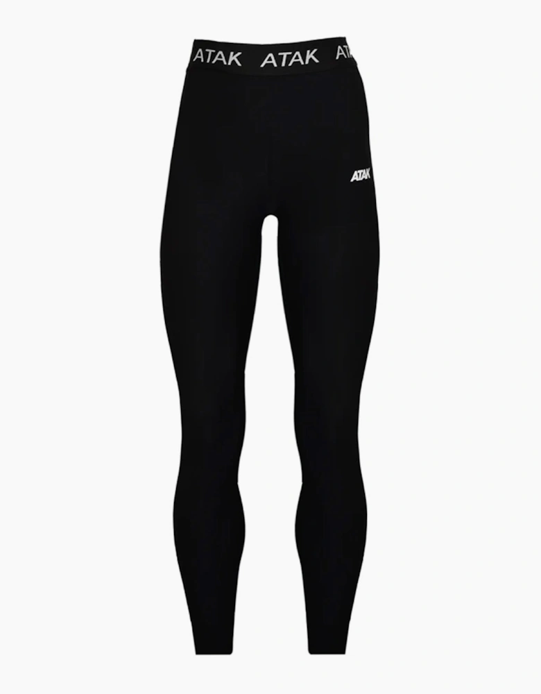 ATAK Womens Thermal Base Layer Compression Bottoms - Black