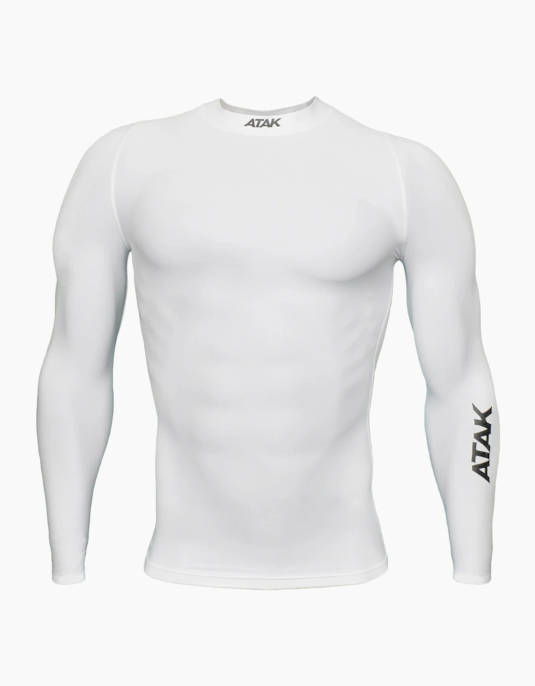 ATAK Youths Compression Top - White