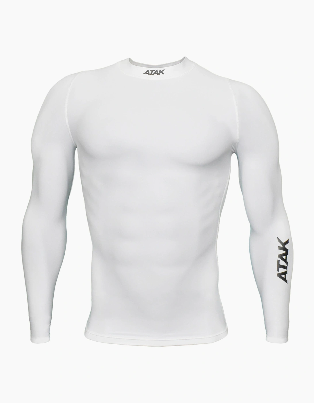 ATAK Youths Compression Top - White, 2 of 1