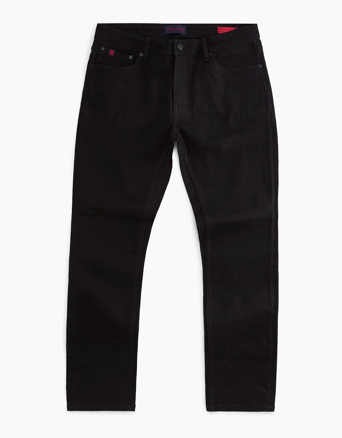 Dml Mens Slim Fit Jean Deep Black, 5 of 4
