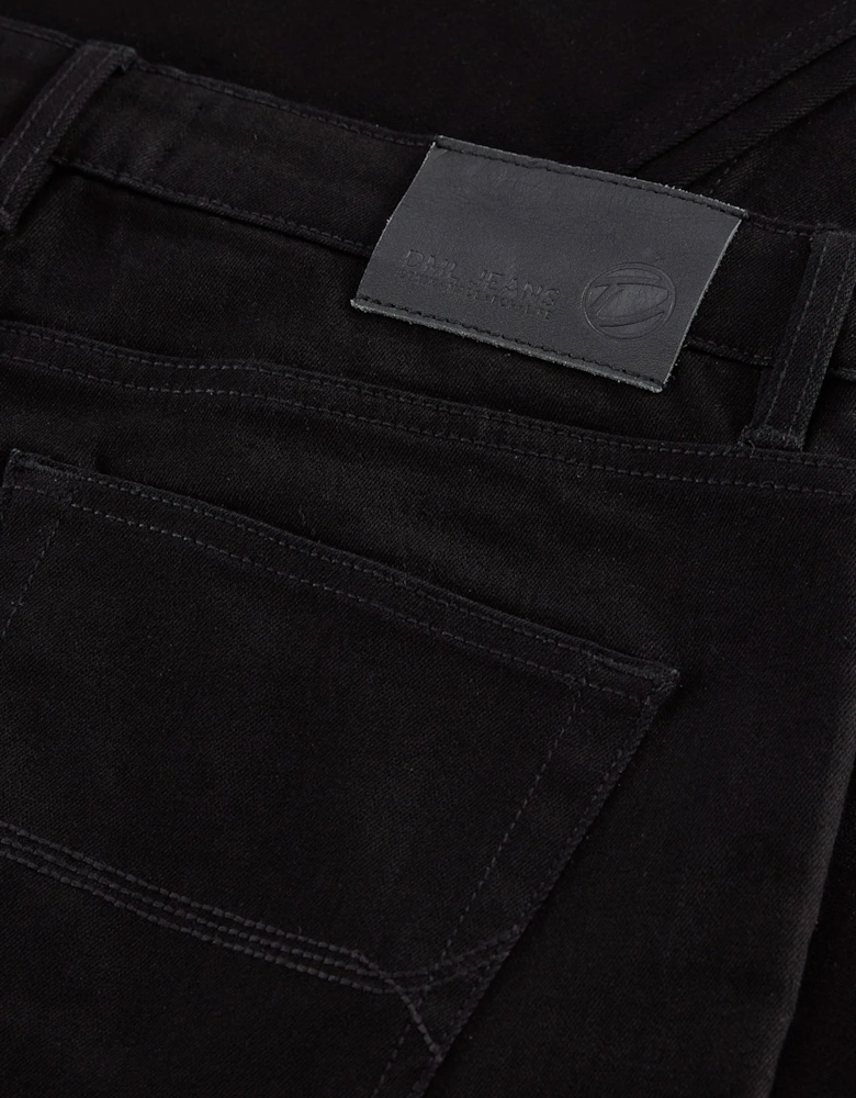 Dml Mens Slim Fit Jean Deep Black