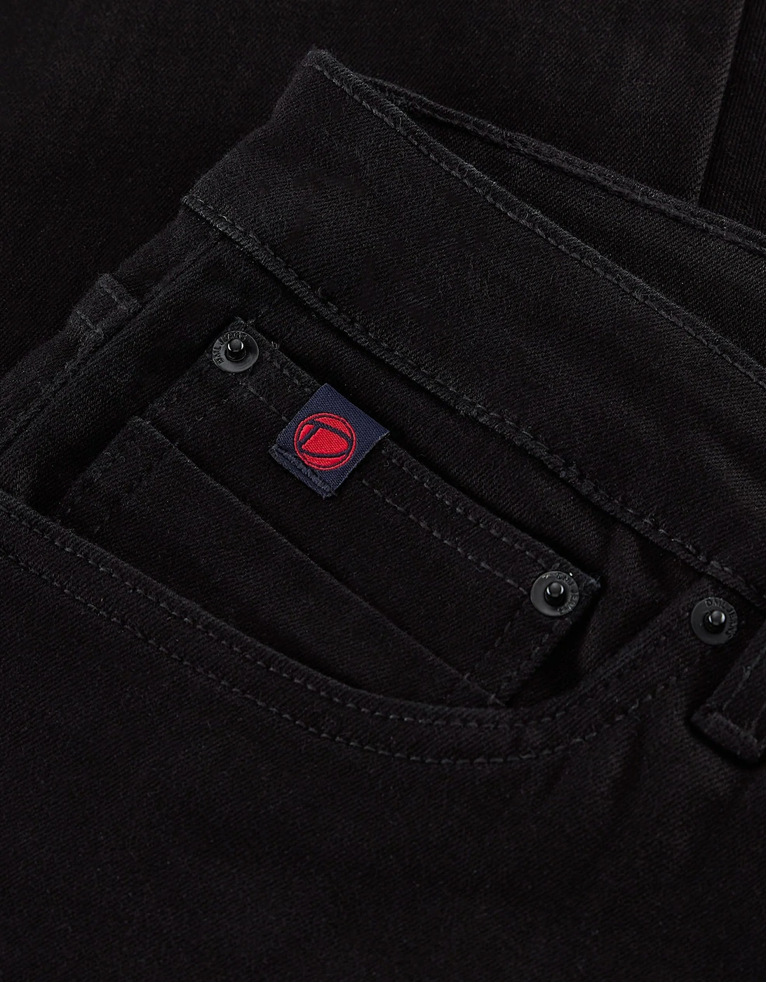 Dml Mens Slim Fit Jean Deep Black