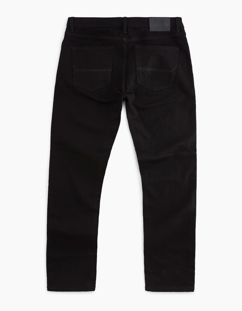 Dml Mens Slim Fit Jean Deep Black