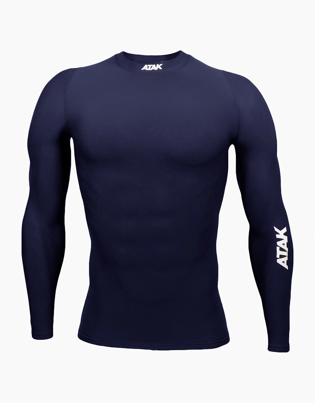 ATAK Mens Compression Top - Navy, 2 of 1