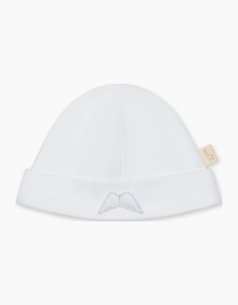 White Cotton Angel Wings Hat