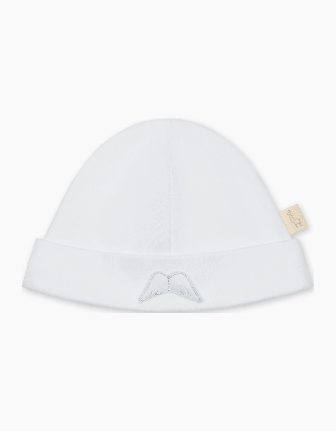 White Cotton Angel Wings Hat, 3 of 2