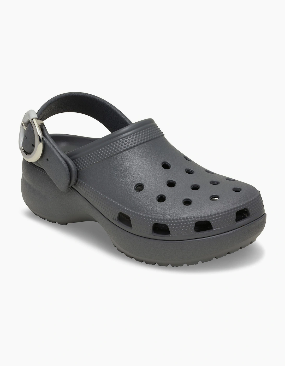 Crocs Classic Platform EVA Women's Carbon Clogs, 7 of 6