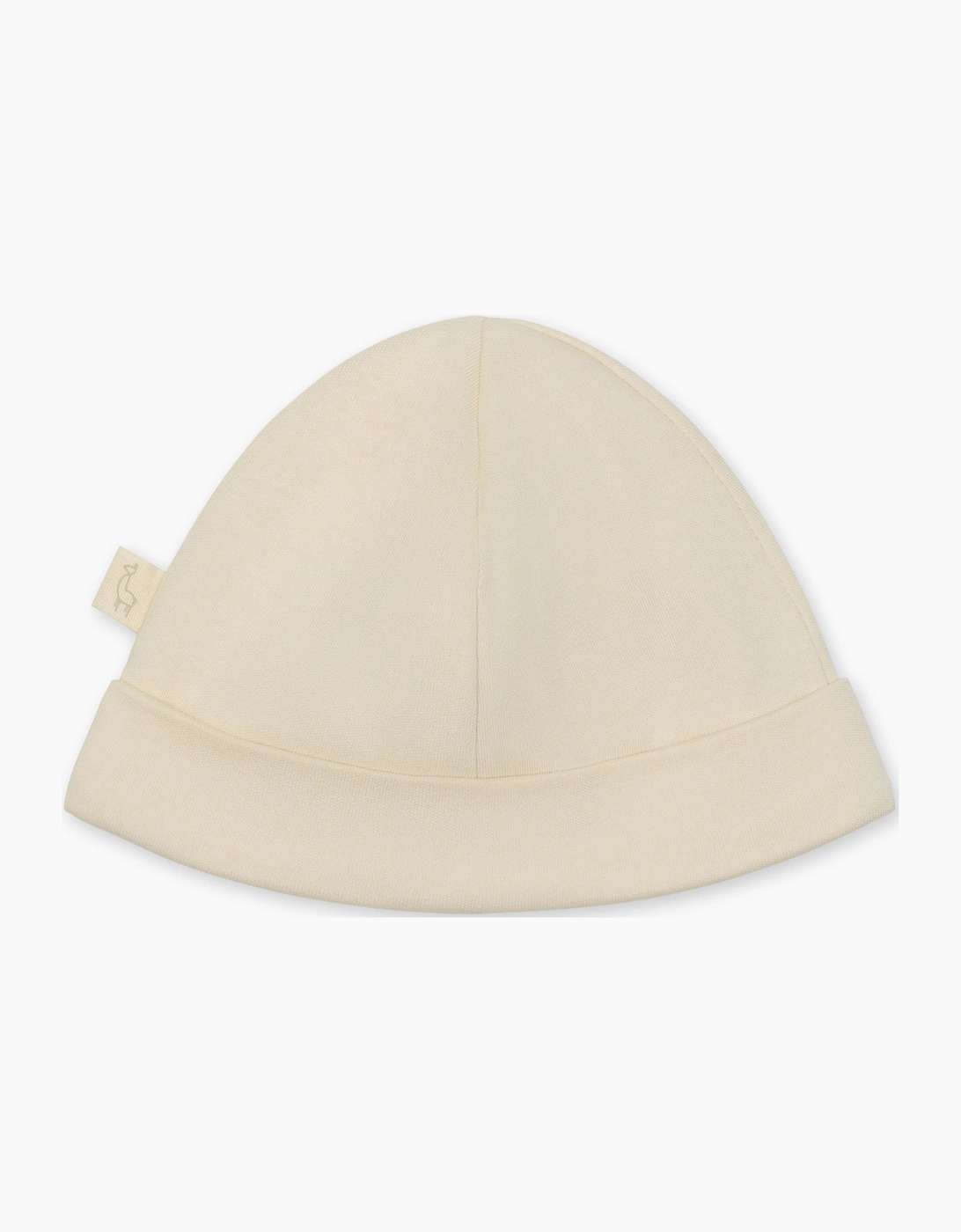 Beige Cotton Angel Wings Hat