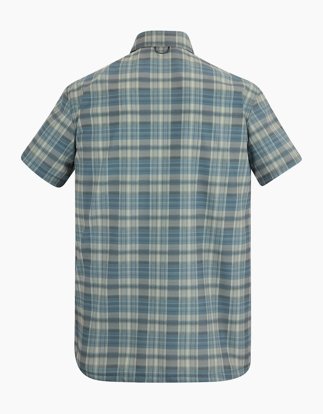 Regatta Mens Checked Insect Repellent Short-Sleeved Travel Shirt
