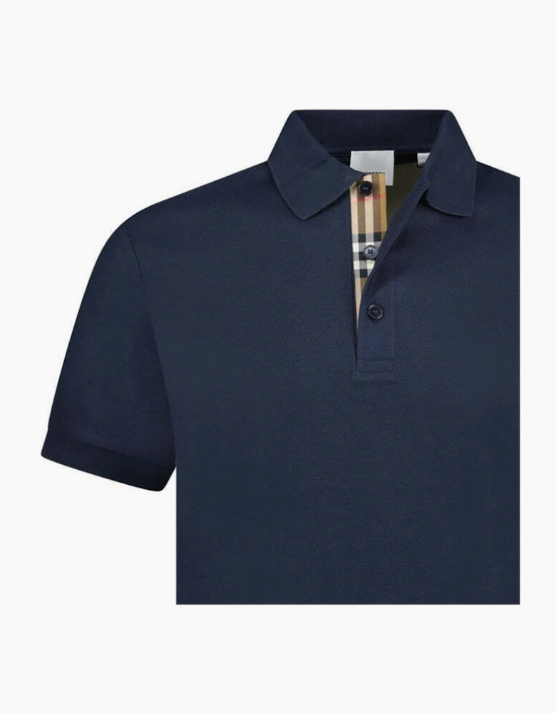 Burberry Mens Hartford Polo Shirt - Navy Black