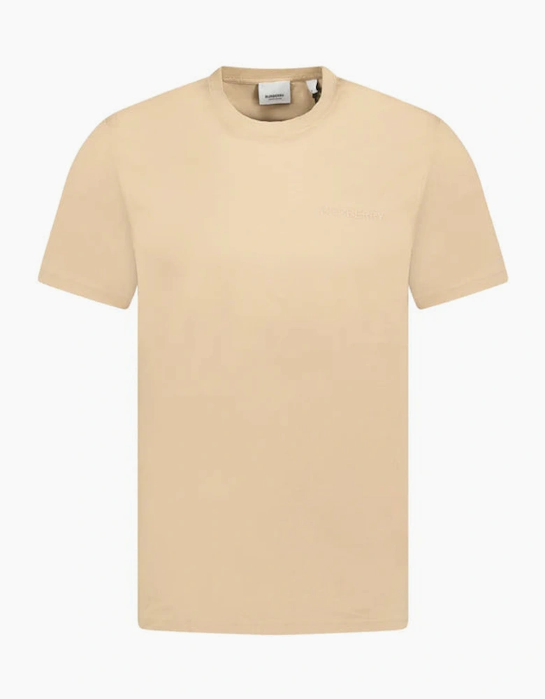 Burberry Mens Jenson Crew Neck Tshirt - Soft Fawn