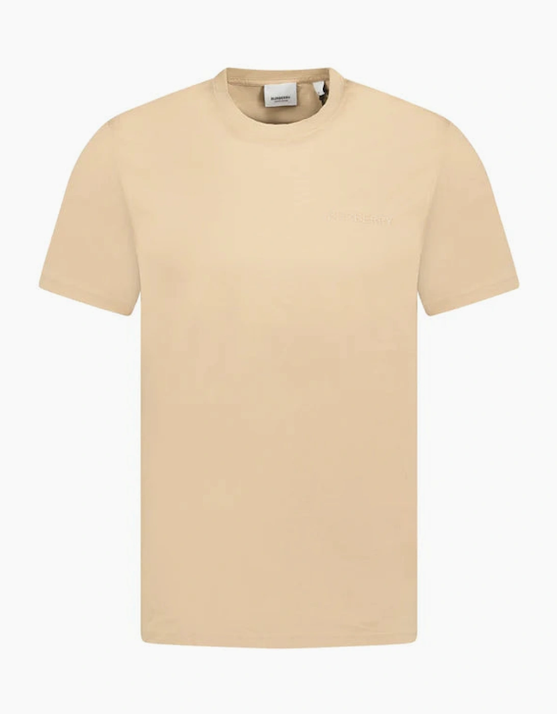 Burberry Men's Burberry Mens Jenson Crew Neck Tshirt - Soft Fawn - Navy