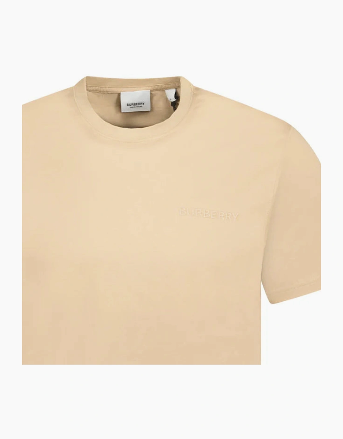 Burberry Mens Jenson Crew Neck Tshirt - Soft Fawn