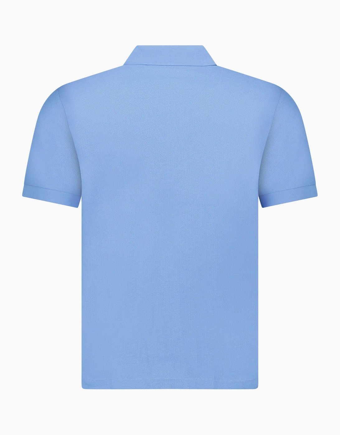 Burberry Mens Hartford Zip Polo Shirt - Periwinkle Blue