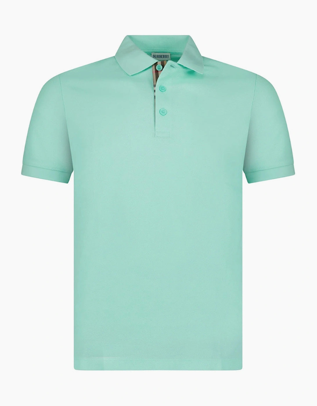 Burberry Mens Hartford Check Polo Shirt - Summer Mint, 4 of 3