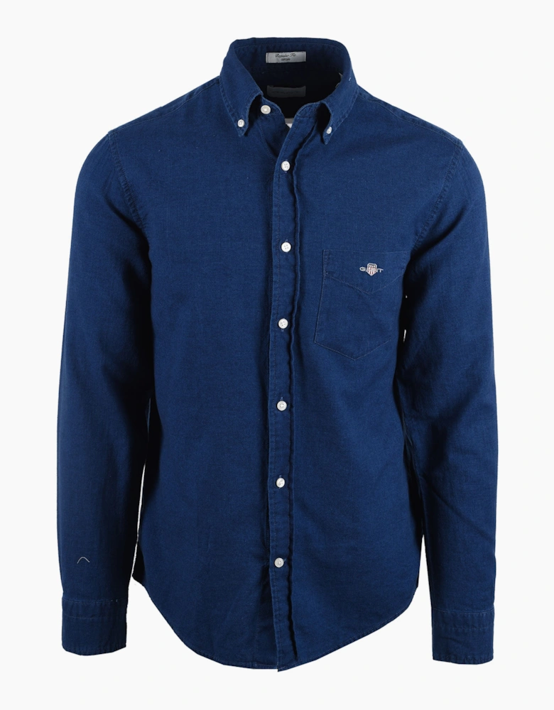 GANT REG OXFORD INDIGO SHIRT DARK INDIGO