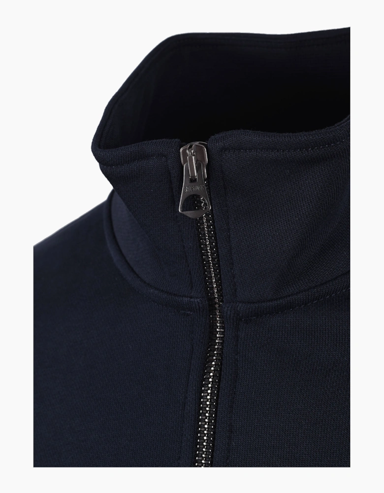 BELSTAFF CURATOR HALF ZIP DARK INK