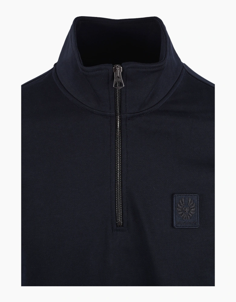 BELSTAFF CURATOR HALF ZIP DARK INK