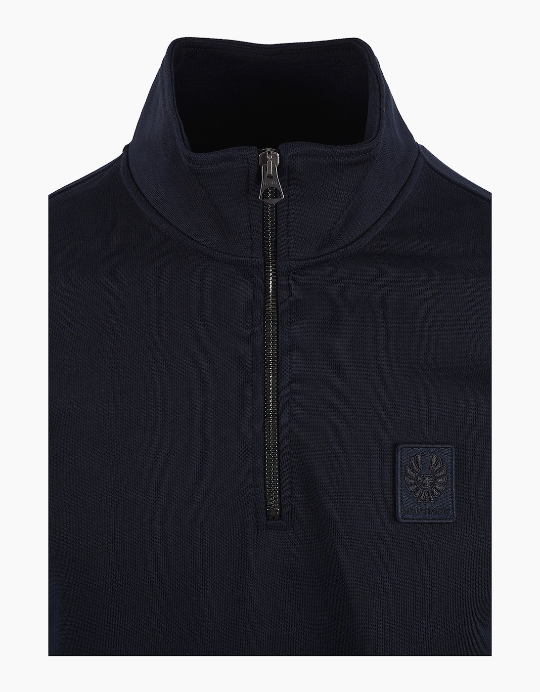 BELSTAFF CURATOR HALF ZIP DARK INK
