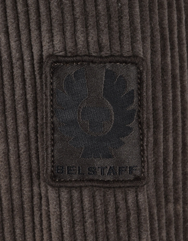 BELSTAFF RAVINE CORDUROY SHIRT ARMY GREEN