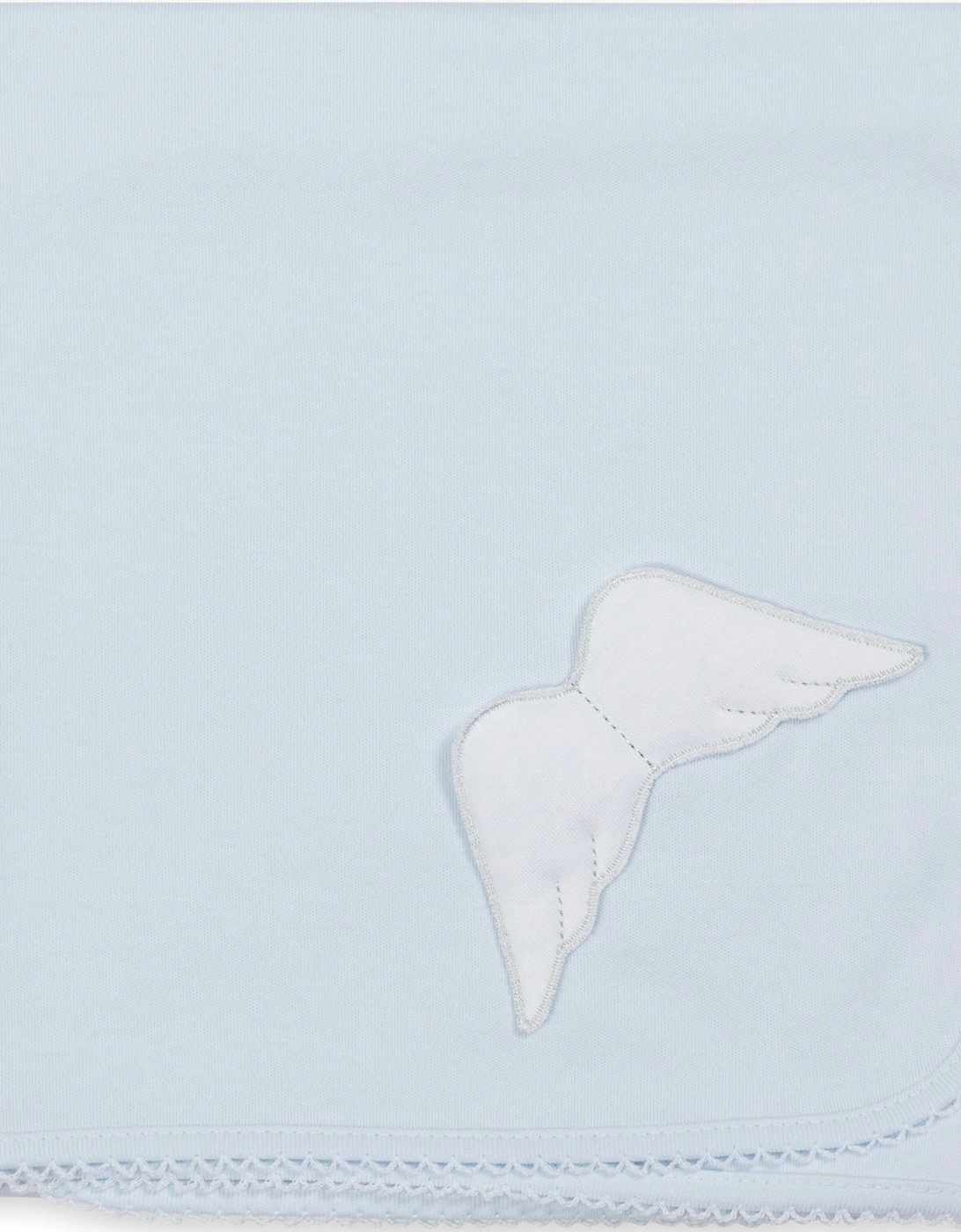 Blue Angel Wing Burp Cloth