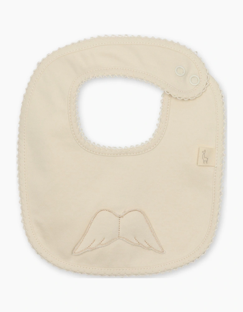 Beige Angel Wing Bib