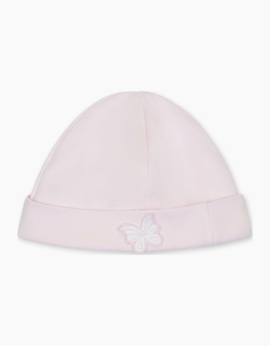 Girls Pink Cotton Butterfly Hat