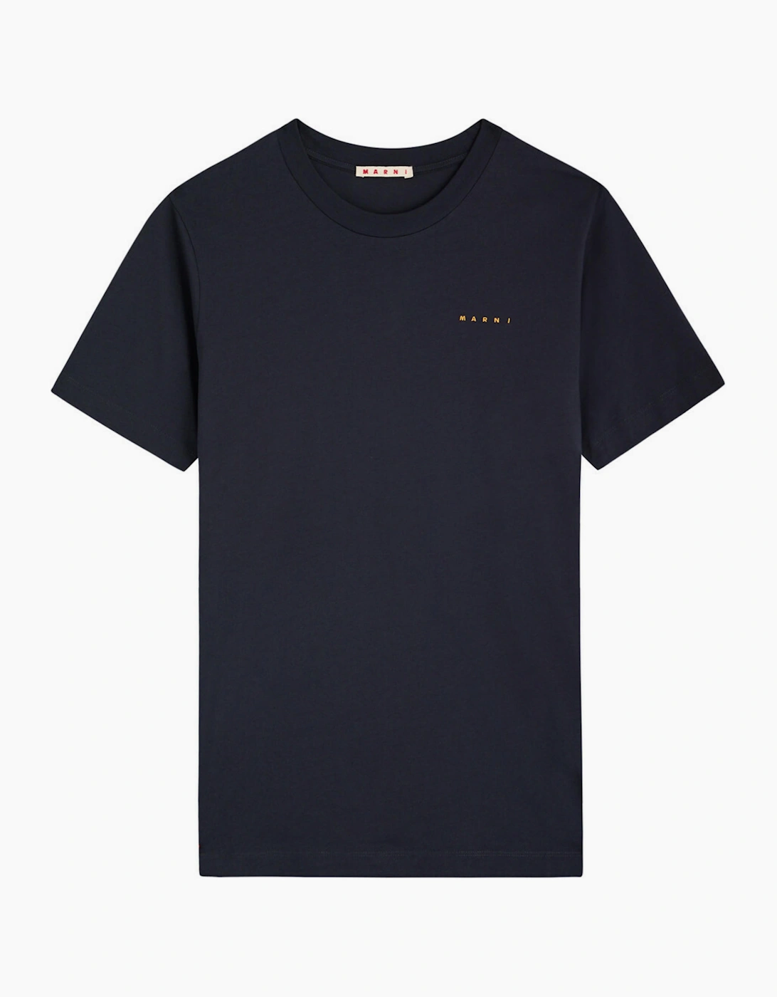 Marni MARNI EMBROIDERED LOGO TEE NAVY - Black