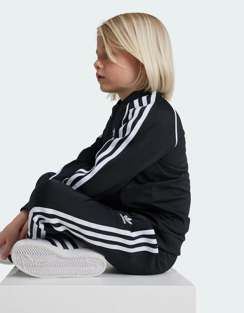 Adidas Originals Unisex Kids SST Tracksuit Black/White