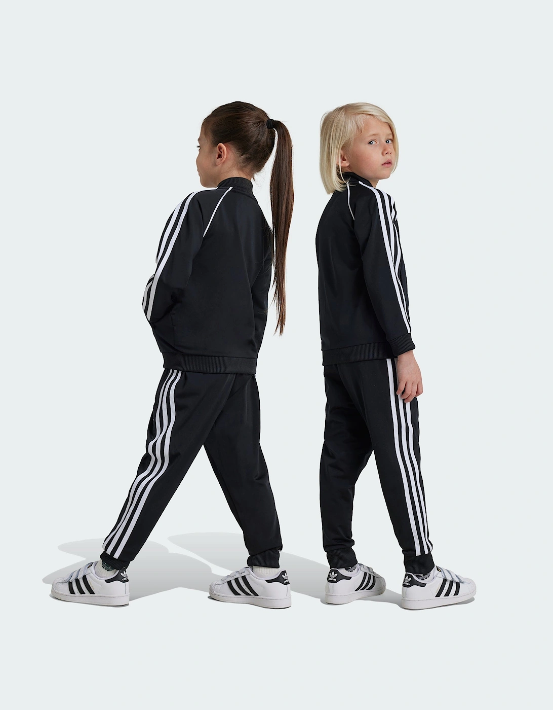 Adidas Originals Unisex Kids SST Tracksuit Black/White