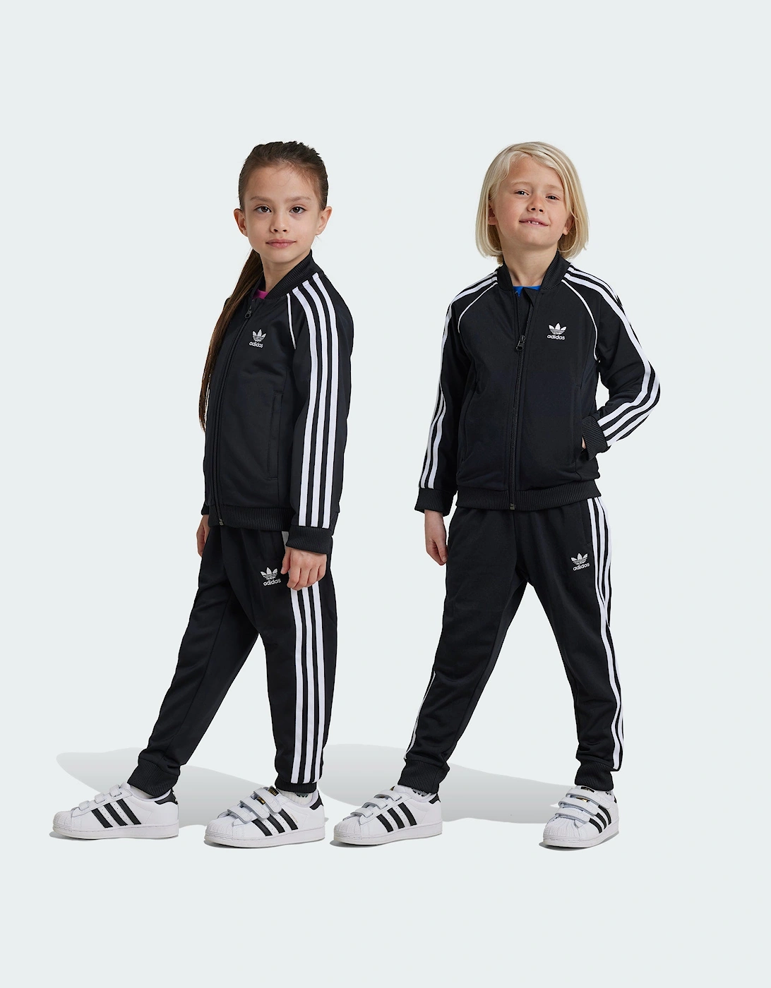 Adidas Originals Unisex Kids SST Tracksuit Black/White