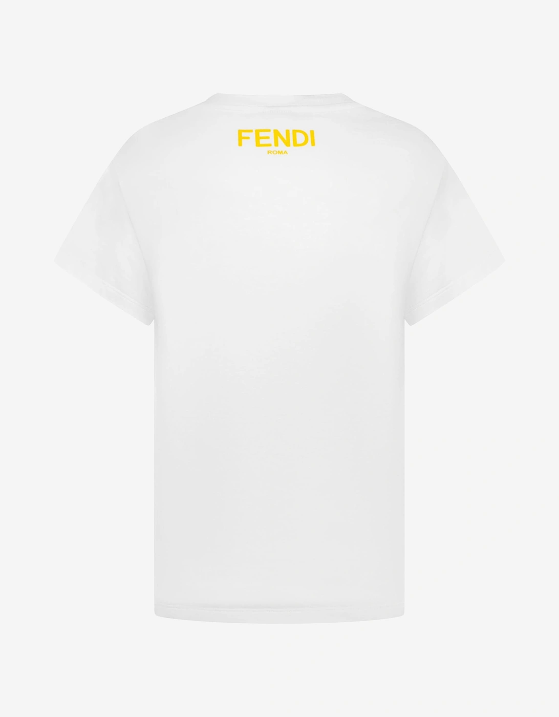 Fendi Girls Maxi T-Shirt in Multicolour