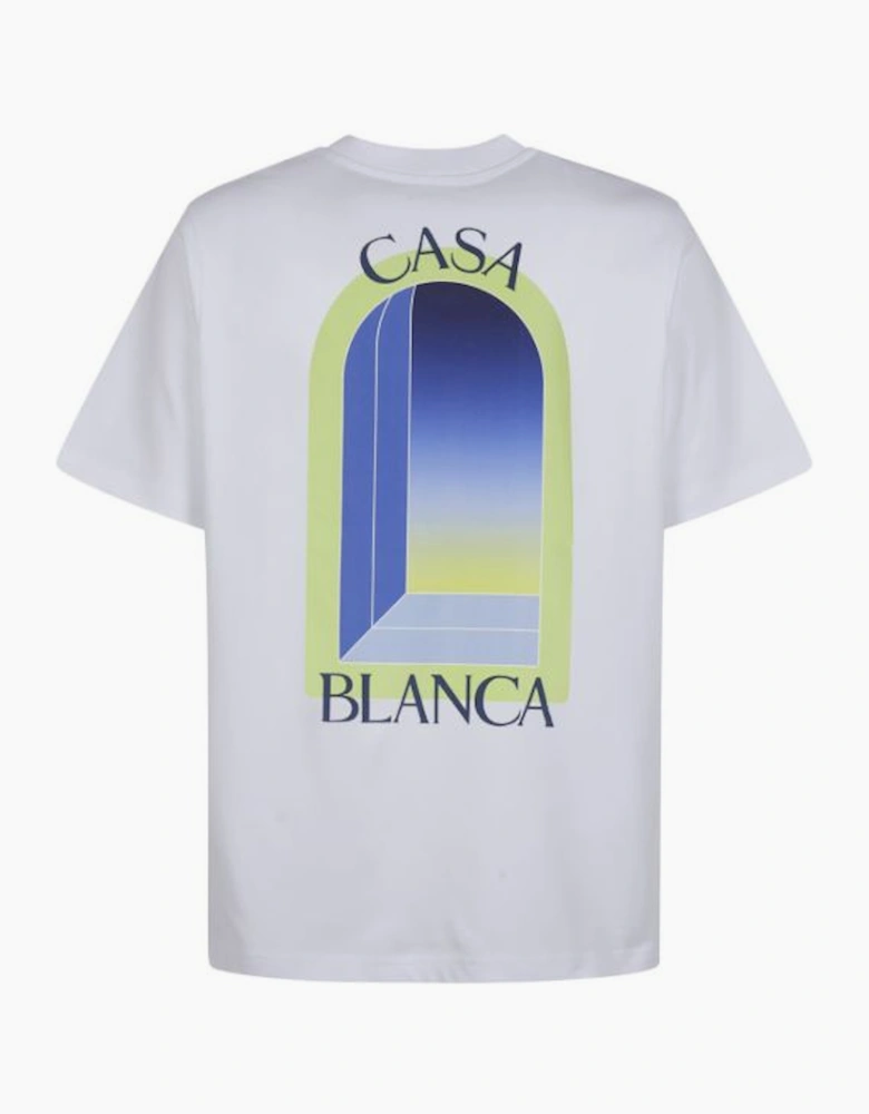 CASABLANCA Arch Print T-Shirt White
