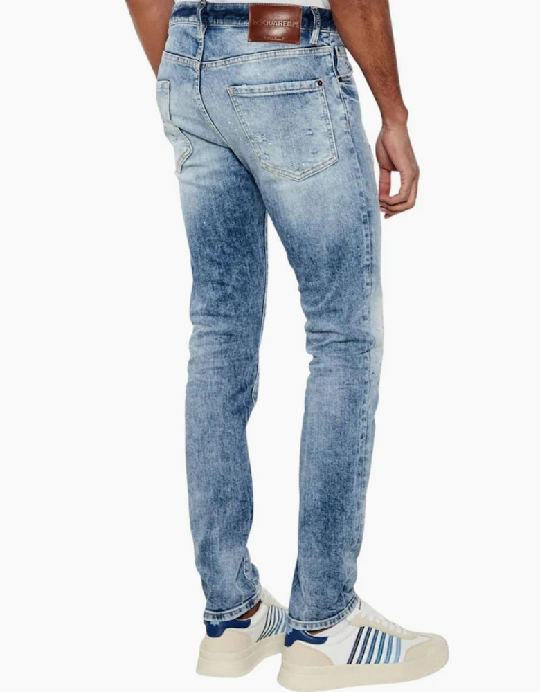 Dsquared2 Light Scarface Wash Cool Guy Jeans in Blue