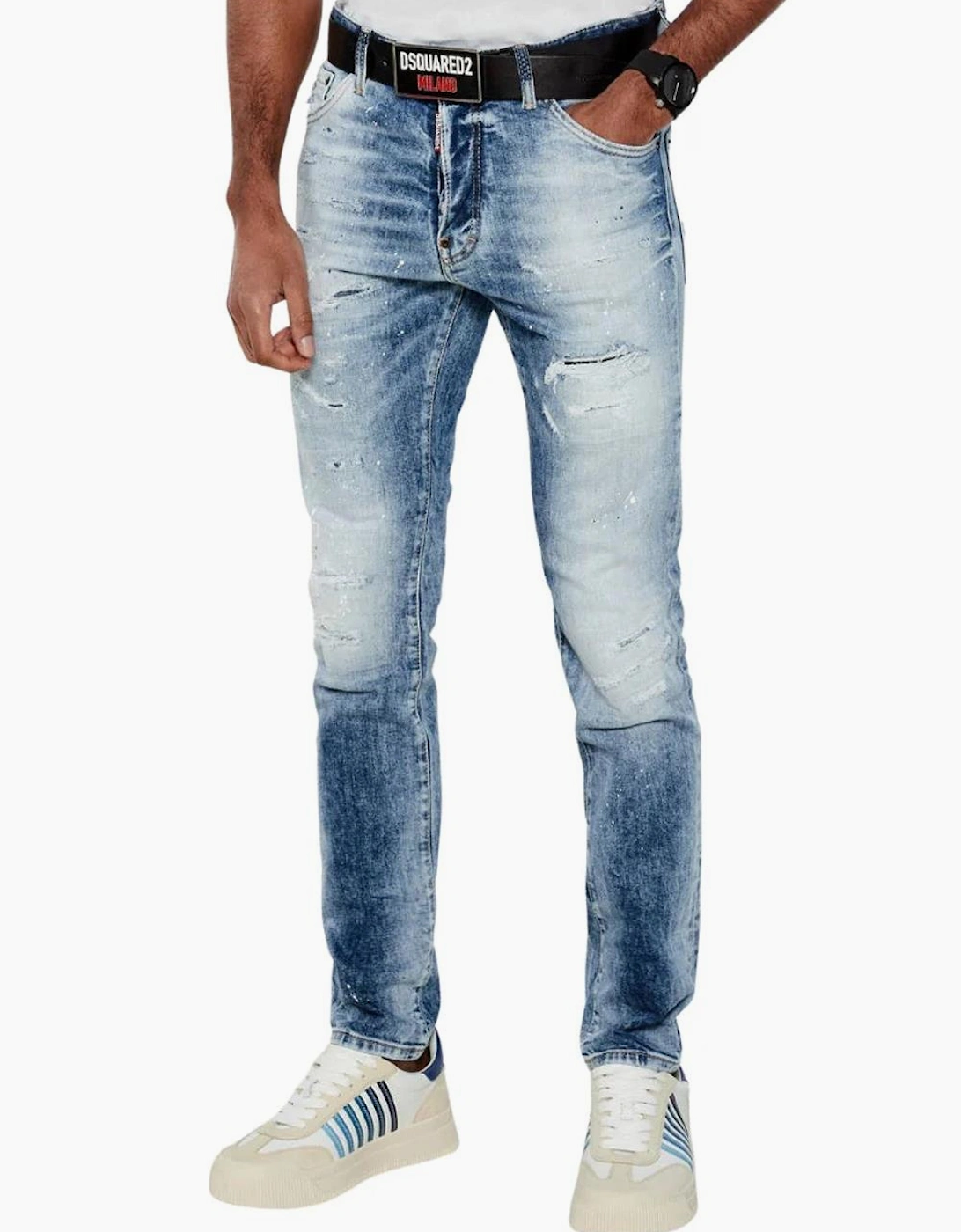 Dsquared2 Light Scarface Wash Cool Guy Jeans in Blue