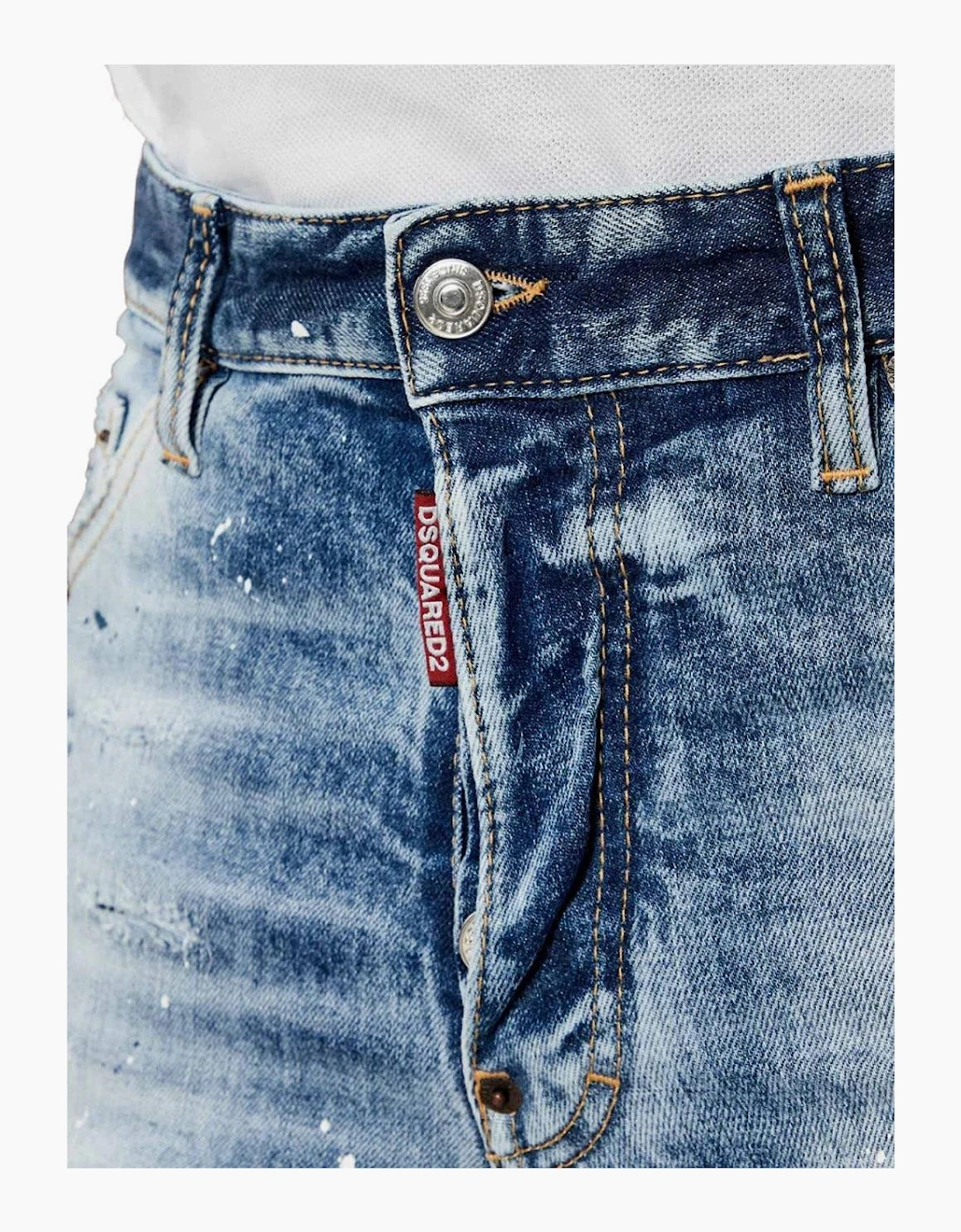 Dsquared2 Light Scarface Wash Cool Guy Jeans in Blue