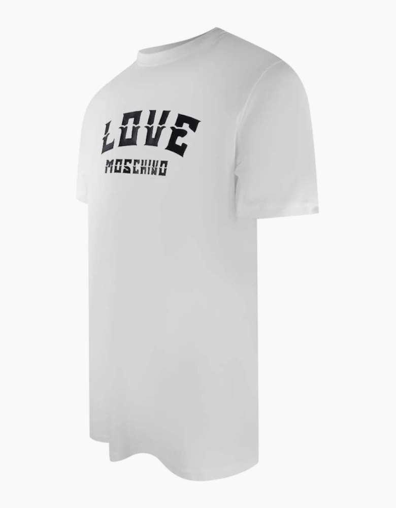 Love Moschino Bold Logo T-Shirt in White
