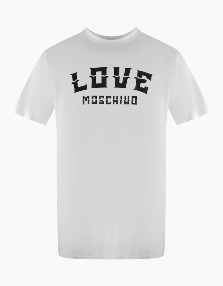 Love Moschino Bold Logo T-Shirt in White