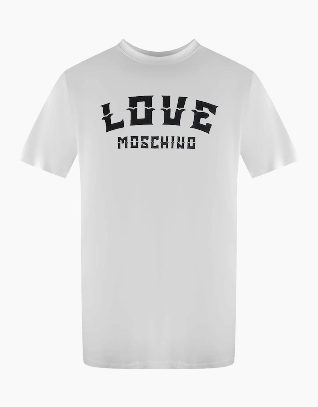 Love Moschino Bold Logo T-Shirt in White