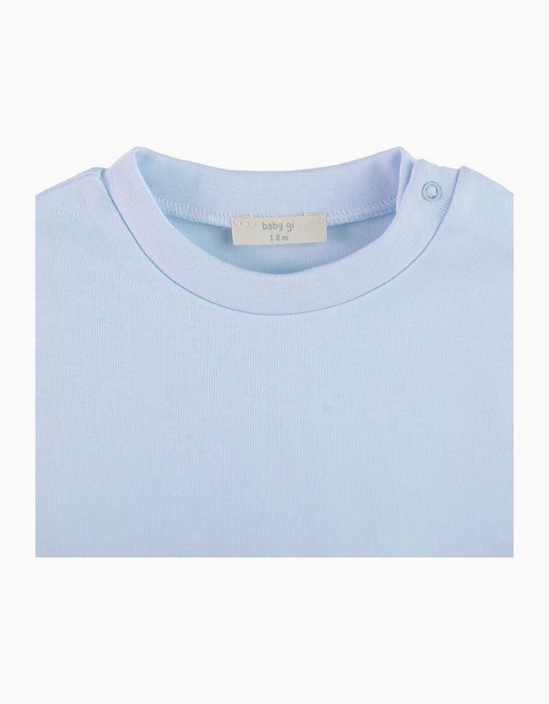 Boys Pale Blue Angel Wing Cotton Pyjamas