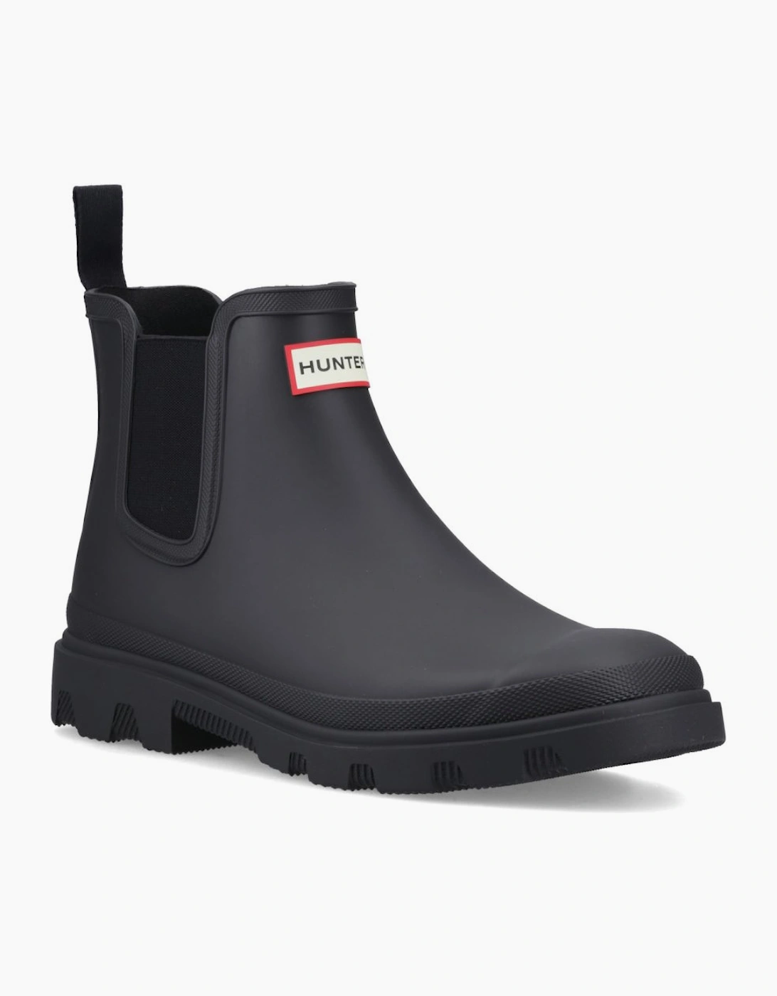 Hunter Men's Black Downpour Chelsea Wellingtons  Size 9
