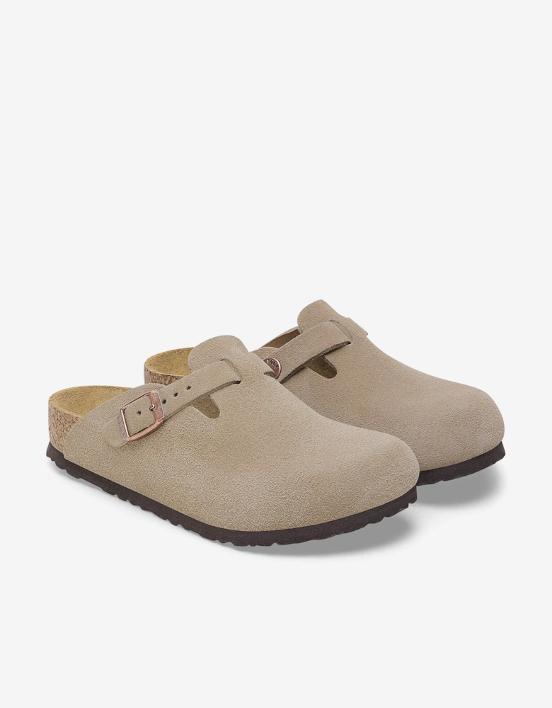 BIRKENSTOCK Kids Boston Clog Sandals in Beige