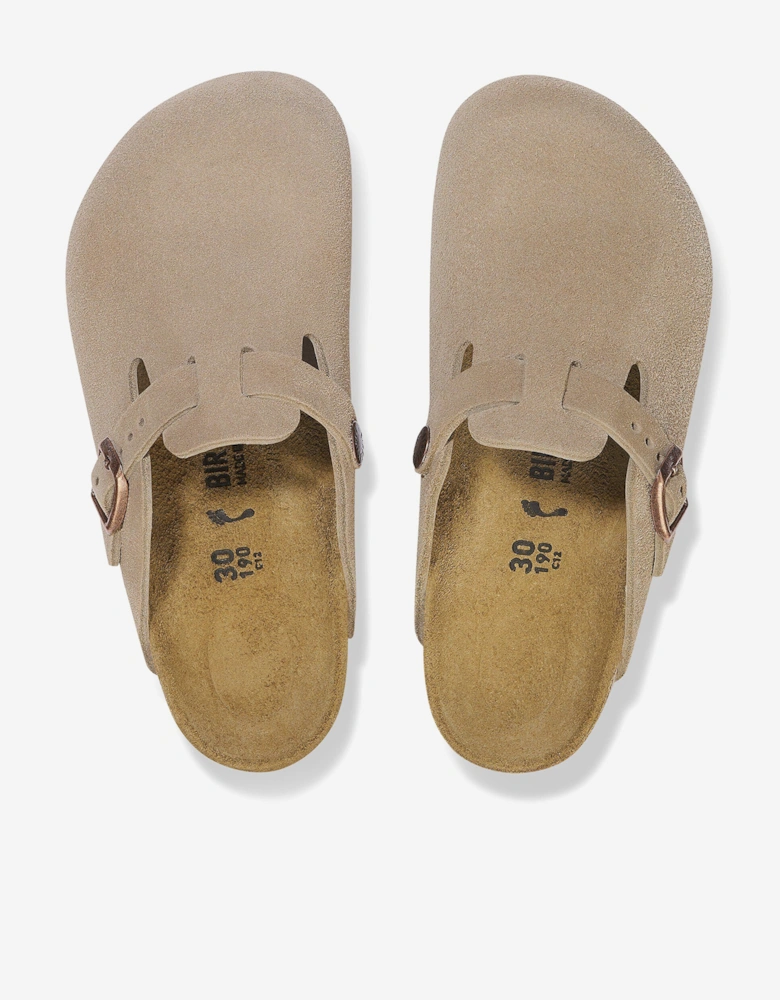 BIRKENSTOCK Kids Boston Clog Sandals in Beige
