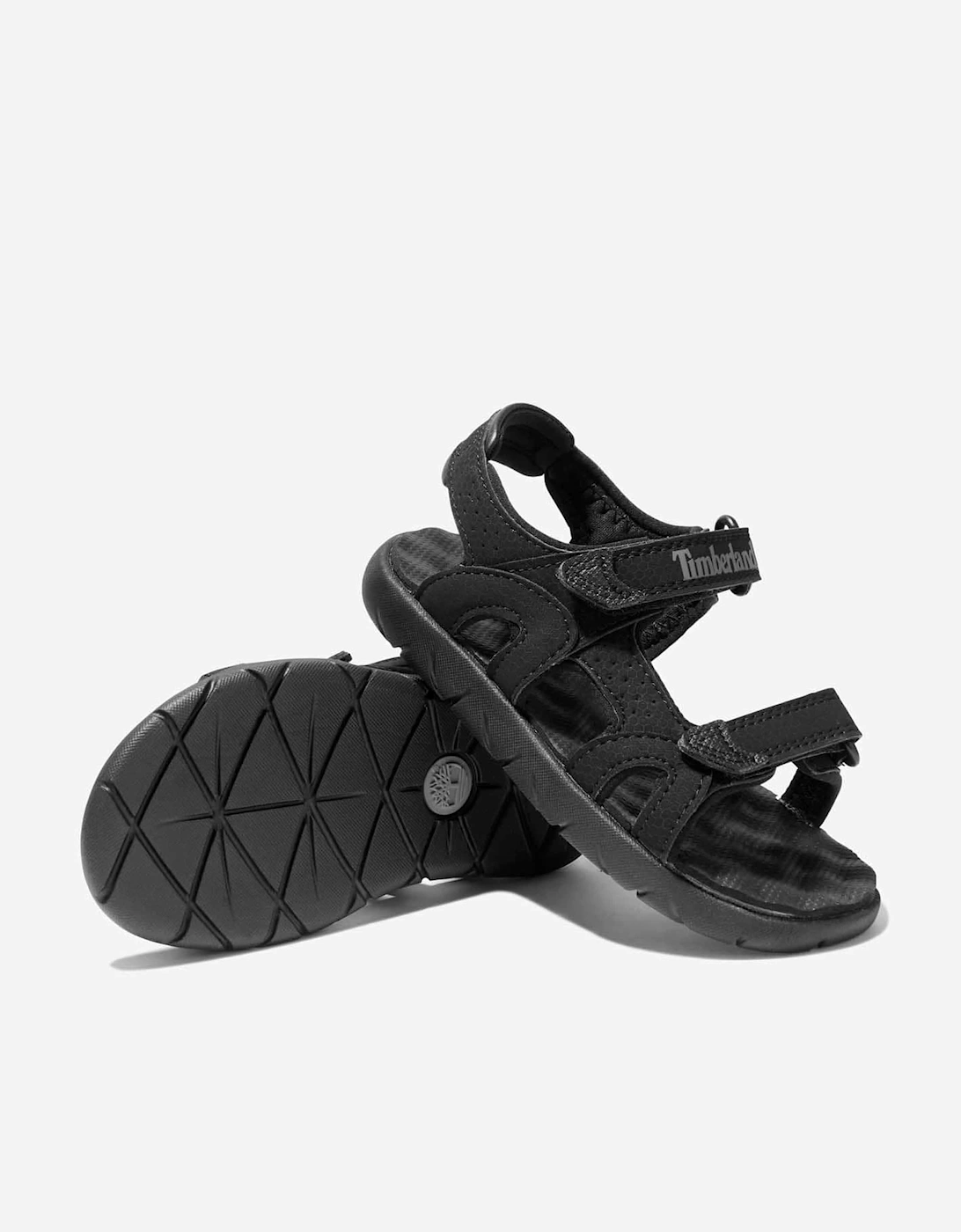 Timberland Boys Faux Leather Perkins Row Strap Sandals