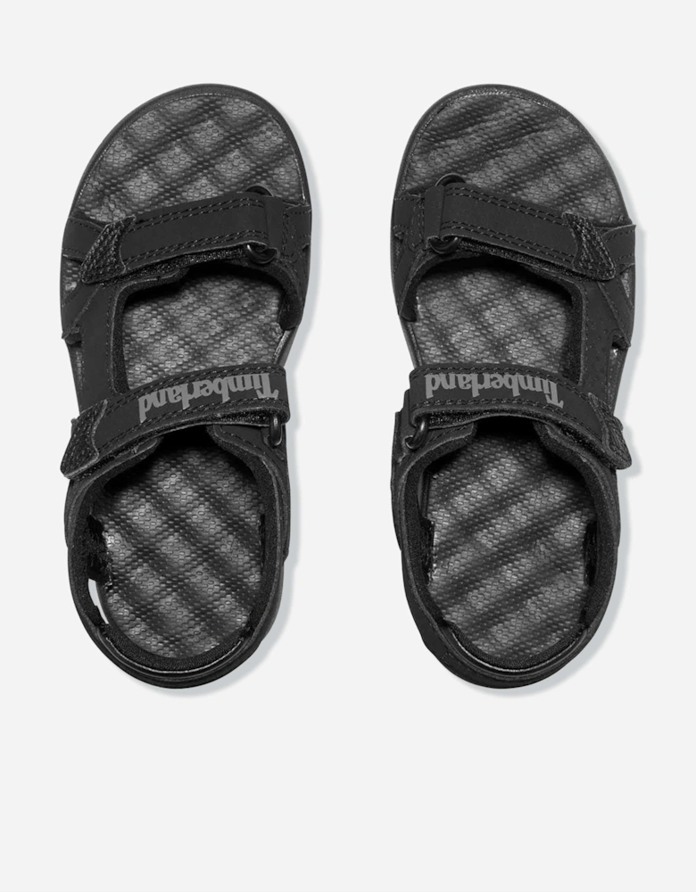Timberland Boys Faux Leather Perkins Row Strap Sandals