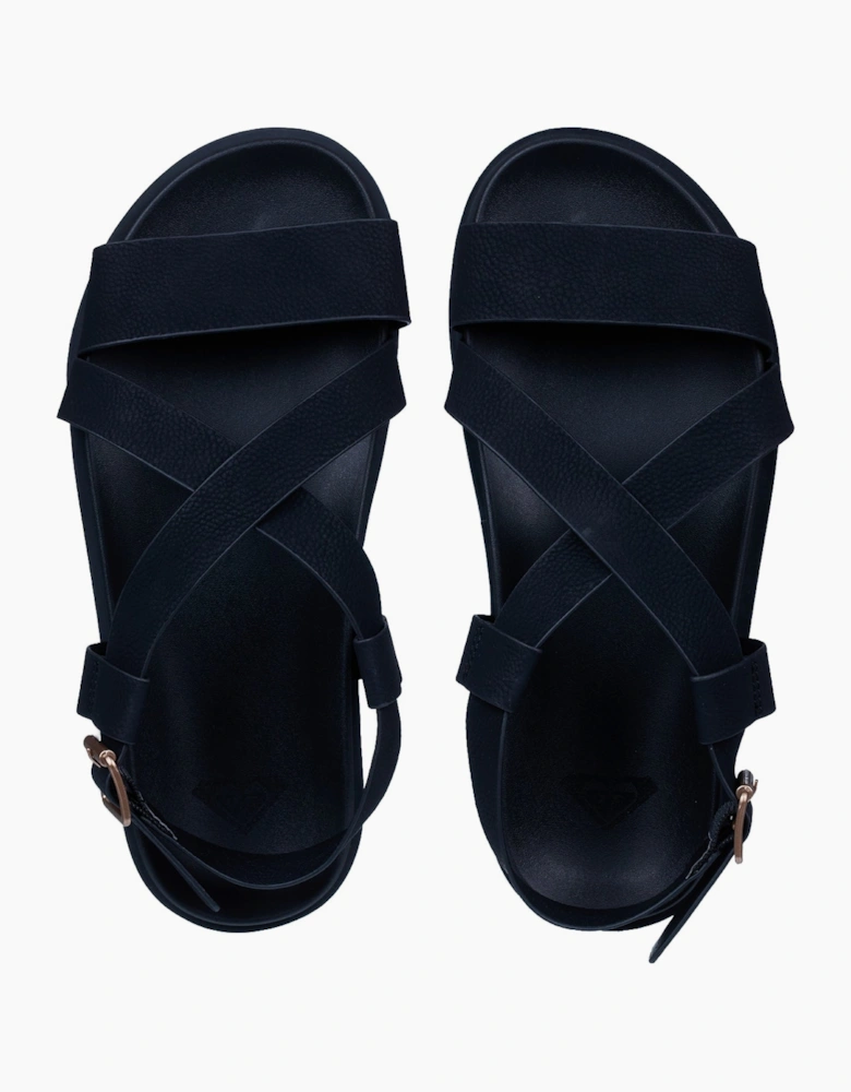 Roxy Womens Zaho Crossed Sandals