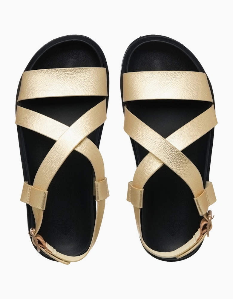 Roxy Womens Zaho Crossed Sandals