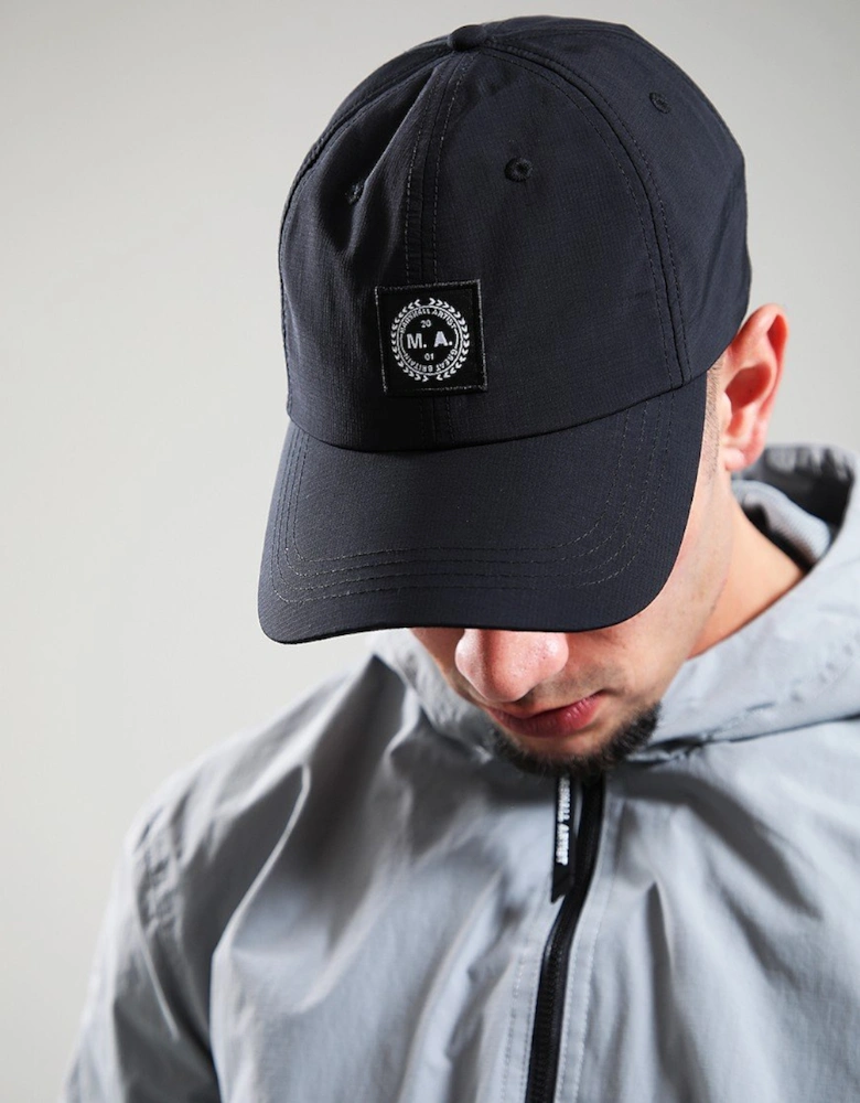 Woven Badge Cap - Black