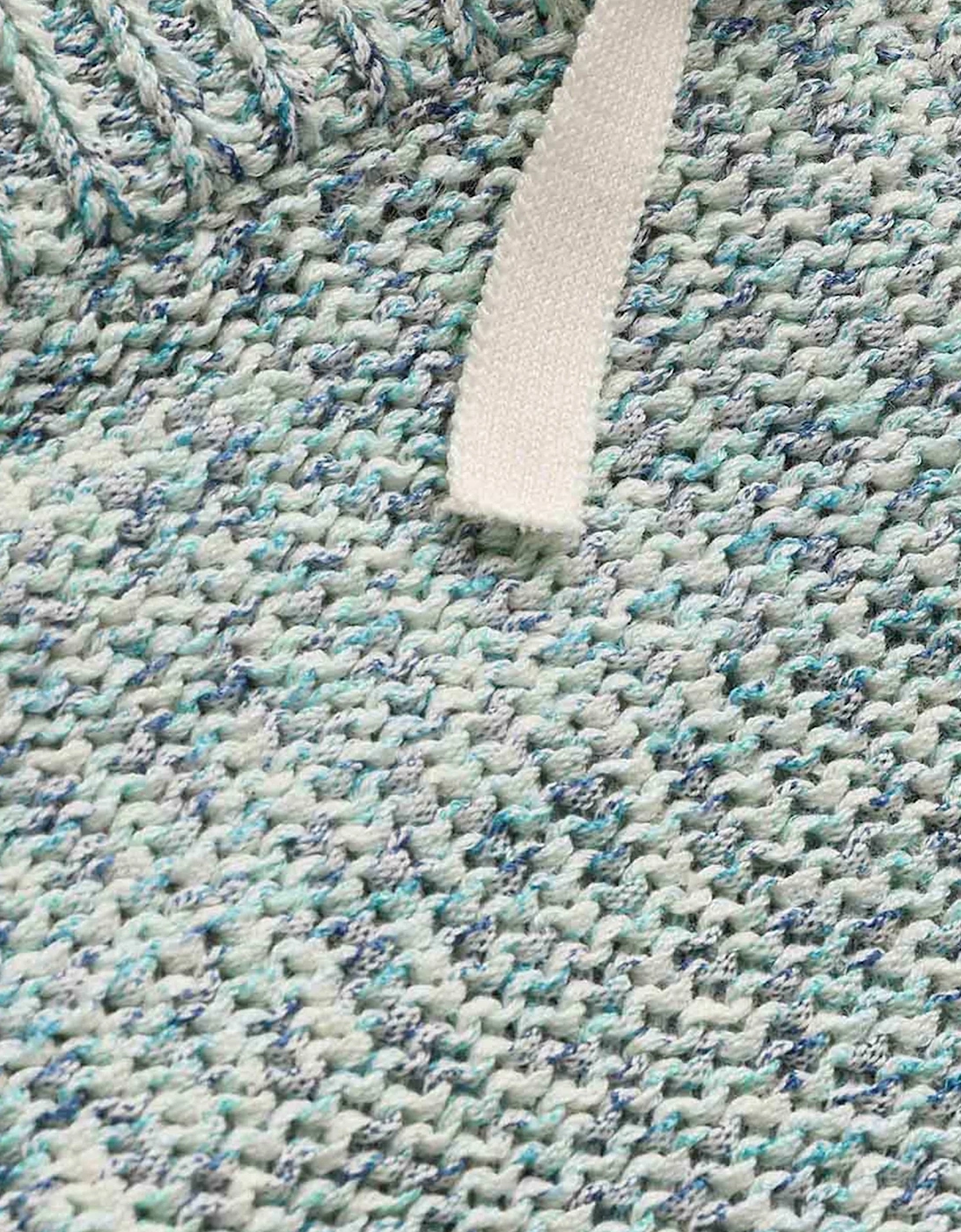 Zimmermann Girls Patience Knit Shorts in Blue