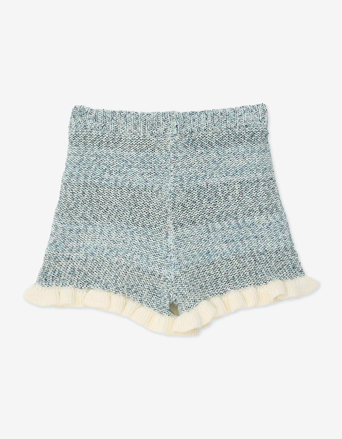 Zimmermann Girls Patience Knit Shorts in Blue